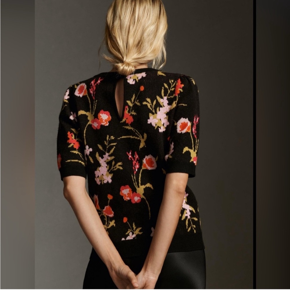 Harmon Jacquard Sweater Tee by Maeve